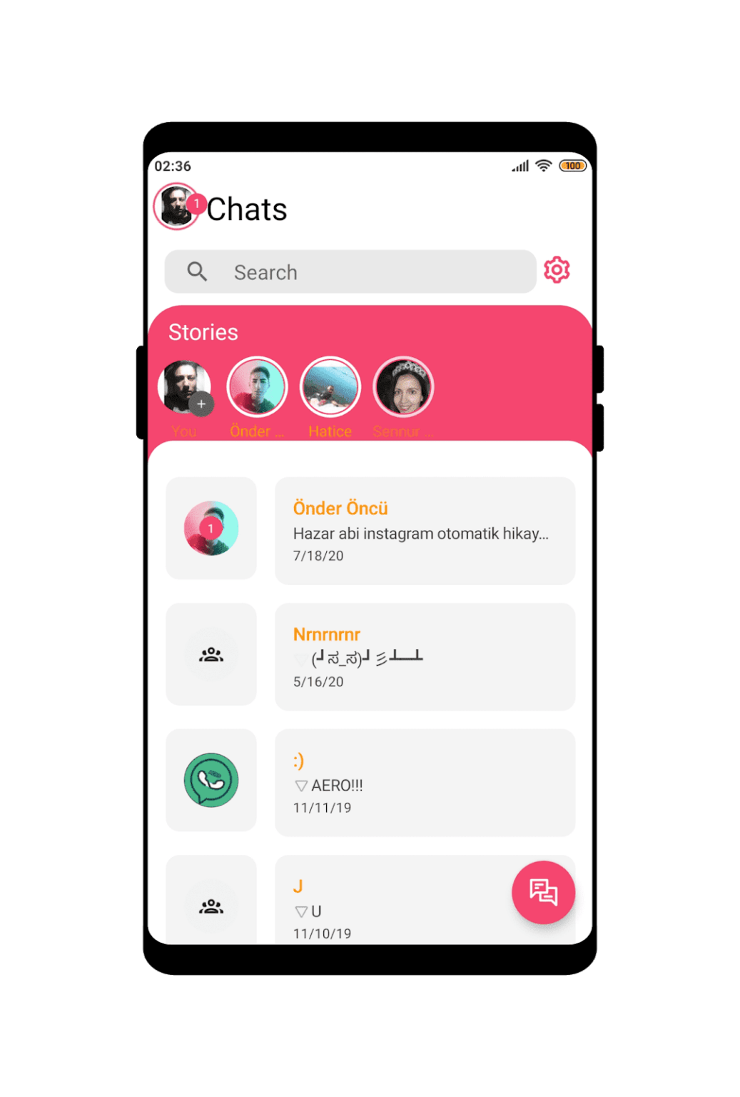 WhatsApp Aero screenshot 1
